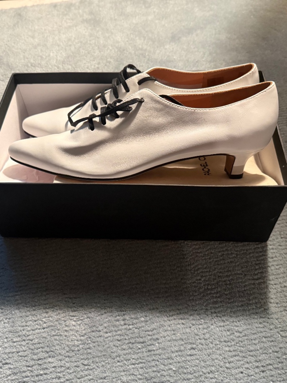 Rachel Comey Cassis Kitten Heel in White